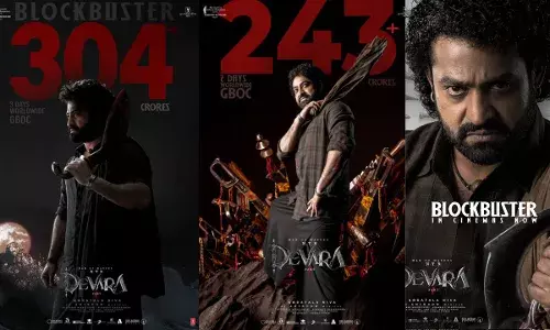 Devara collections :   మూడు రోజుల్లోనే 300 కోట్లు Devara collections :   మూడు రోజుల్లోనే 300 కోట్లు
