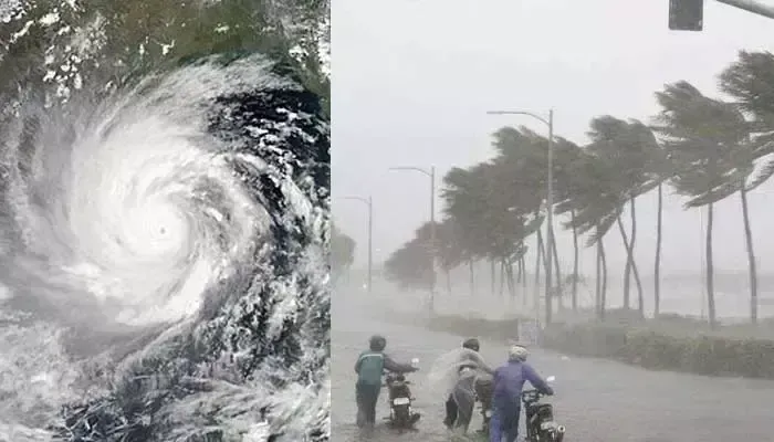 AP Rains: ఒకేసారి మూడు తుఫాన్లు..రాష్ట్రానికి భారీ వర్ష సూచన AP Rains: ఒకేసారి మూడు తుఫాన్లు..రాష్ట్రానికి భారీ వర్ష సూచన