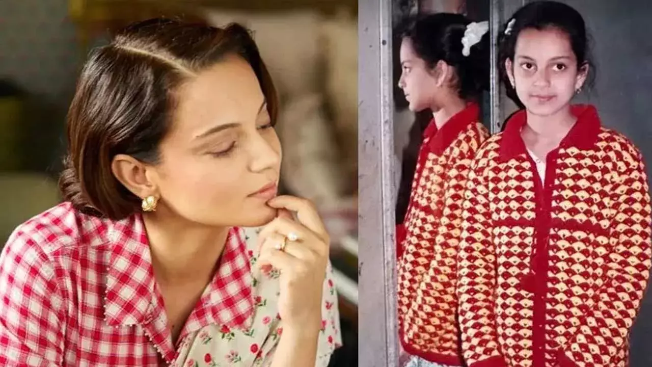 Kangana Ranaut : కంగనా చిన్ననాటి ఫొటో Kangana Ranaut : కంగనా చిన్ననాటి ఫొటో