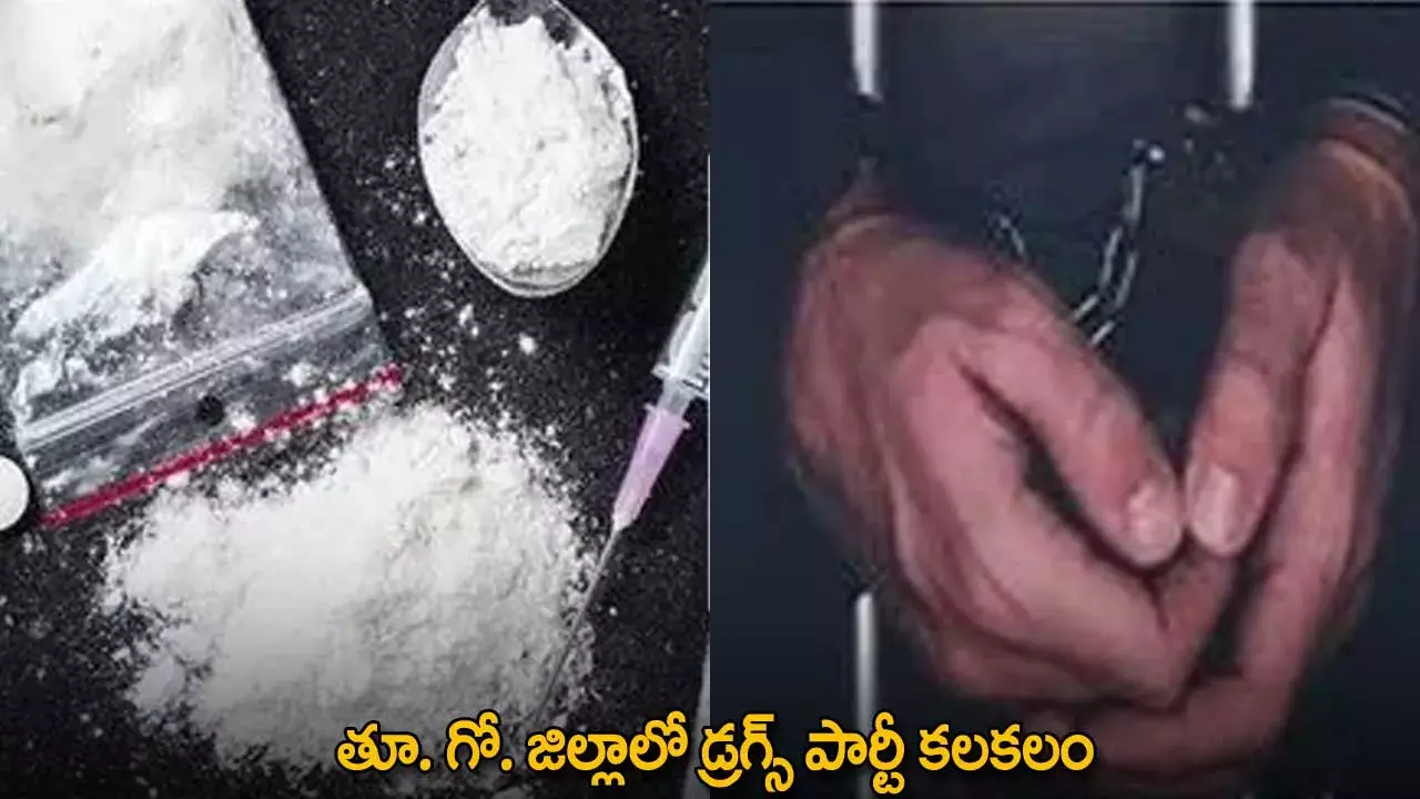Drugs in Birthday Party : తూ. గో. జిల్లాలో డ్రగ్స్ పార్టీ కలకలం