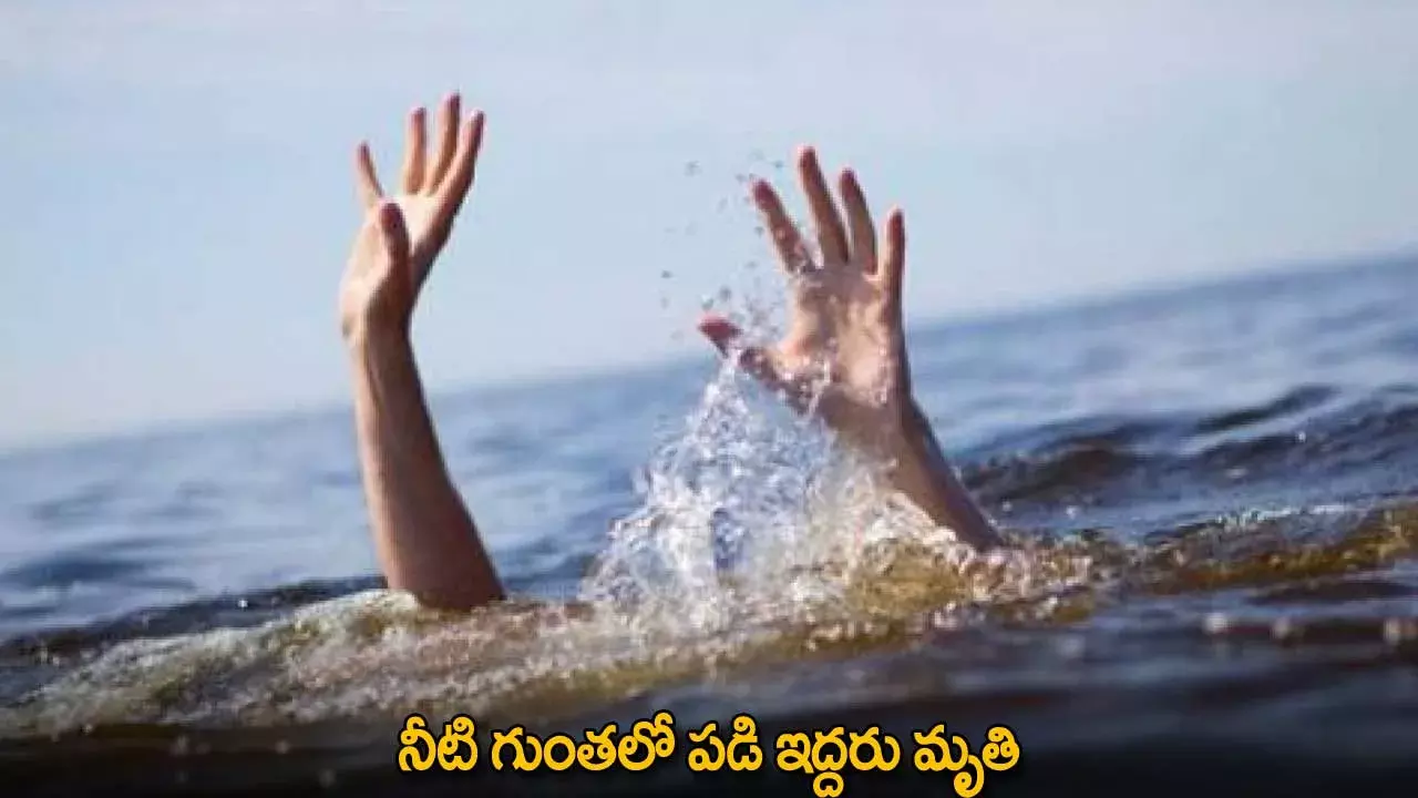 TG : నీటి గుంతలో పడి ఇద్దరు మృతి