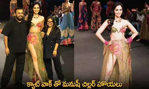Manushi Chhillar : క్యాట్ వాక్ తో మనుషీ చిల్లర్ హొయలు