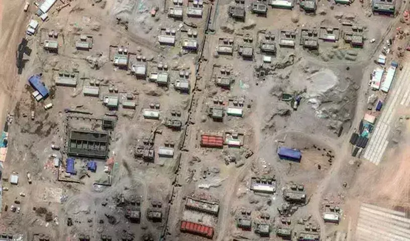 China: పాంగాంగ్ సరస్సు ఉత్తర తీరంలో కొత్తగా నిర్మాణాలు