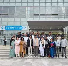 Telangana: నేడు దక్షిణ కొరియాలో తెలంగాణ మంత్రుల పర్యటన.. Telangana: నేడు దక్షిణ కొరియాలో తెలంగాణ మంత్రుల పర్యటన..