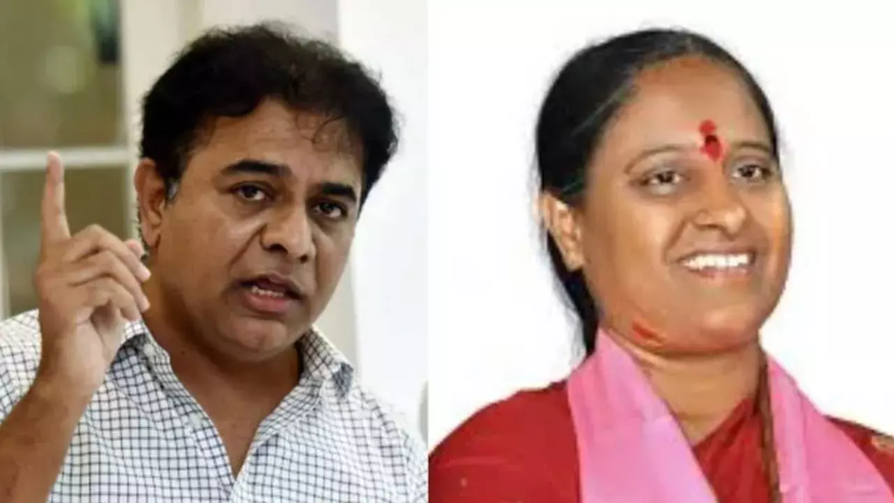 TG : కొండా సురేఖపై కేటీఆర్ రూ.100 కోట్ల దావా.. పిరికిపందలను వదిలేది లేదని కౌంటర్