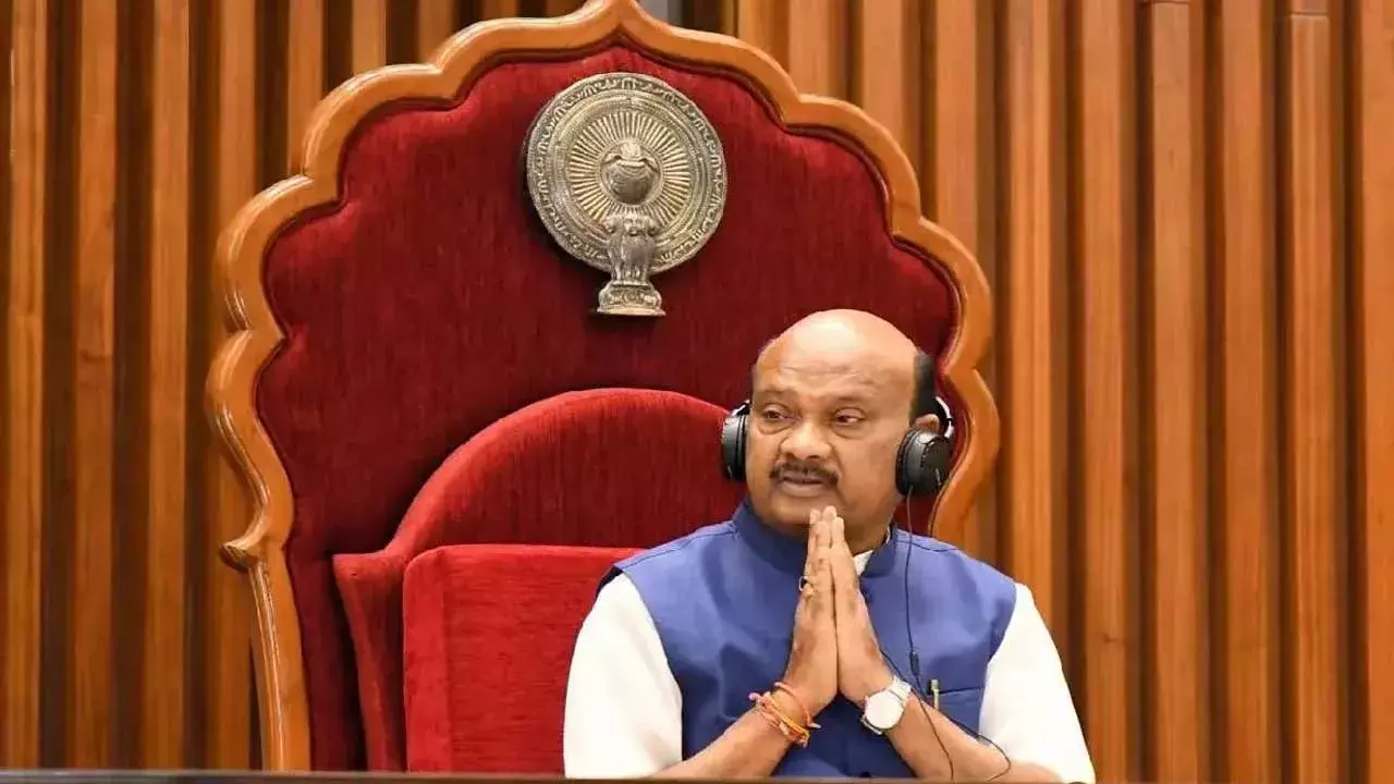 AP : నమస్తే పెట్టాల్సి వస్తుందనే జగన్ అసెంబ్లీకి రావడం లేదు : స్పీకర్ AP : నమస్తే పెట్టాల్సి వస్తుందనే జగన్ అసెంబ్లీకి రావడం లేదు : స్పీకర్