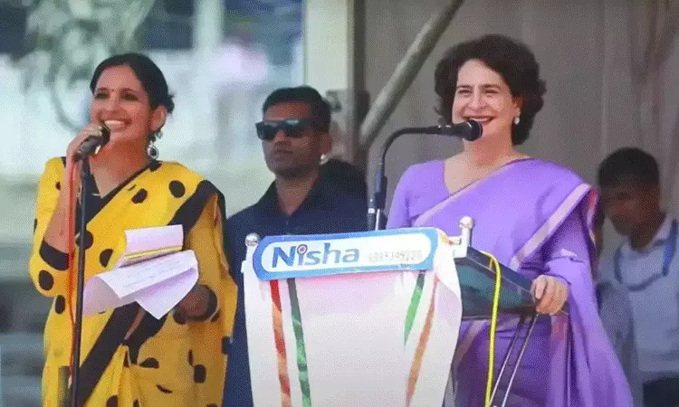 35 ఏళ్లుగా ఎన్నికల్లో ప్రచారం చేశాను.. తొలిసారి నా కోసం: ప్రియాంక గాంధీ 35 ఏళ్లుగా ఎన్నికల్లో ప్రచారం చేశాను.. తొలిసారి నా కోసం: ప్రియాంక గాంధీ