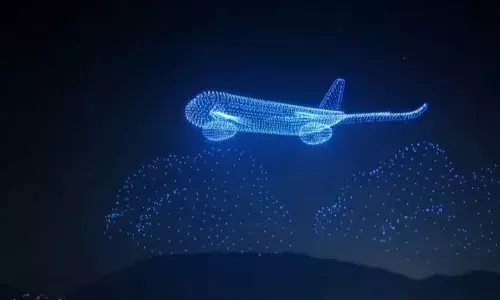 DRONE SHOW: ఆకాశంలో మహాద్భుతం DRONE SHOW: ఆకాశంలో మహాద్భుతం
