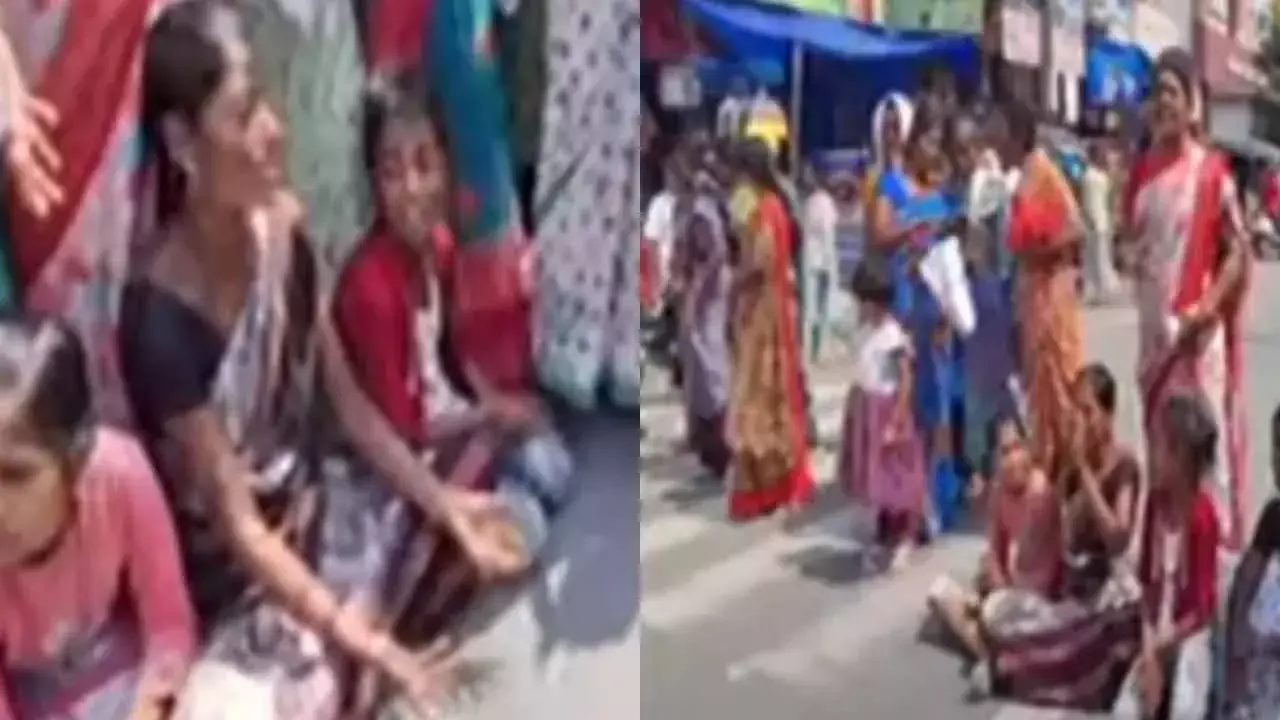 TG : వరంగల్‌లో రోడ్డెక్కిన పోలీస్ భార్యలు