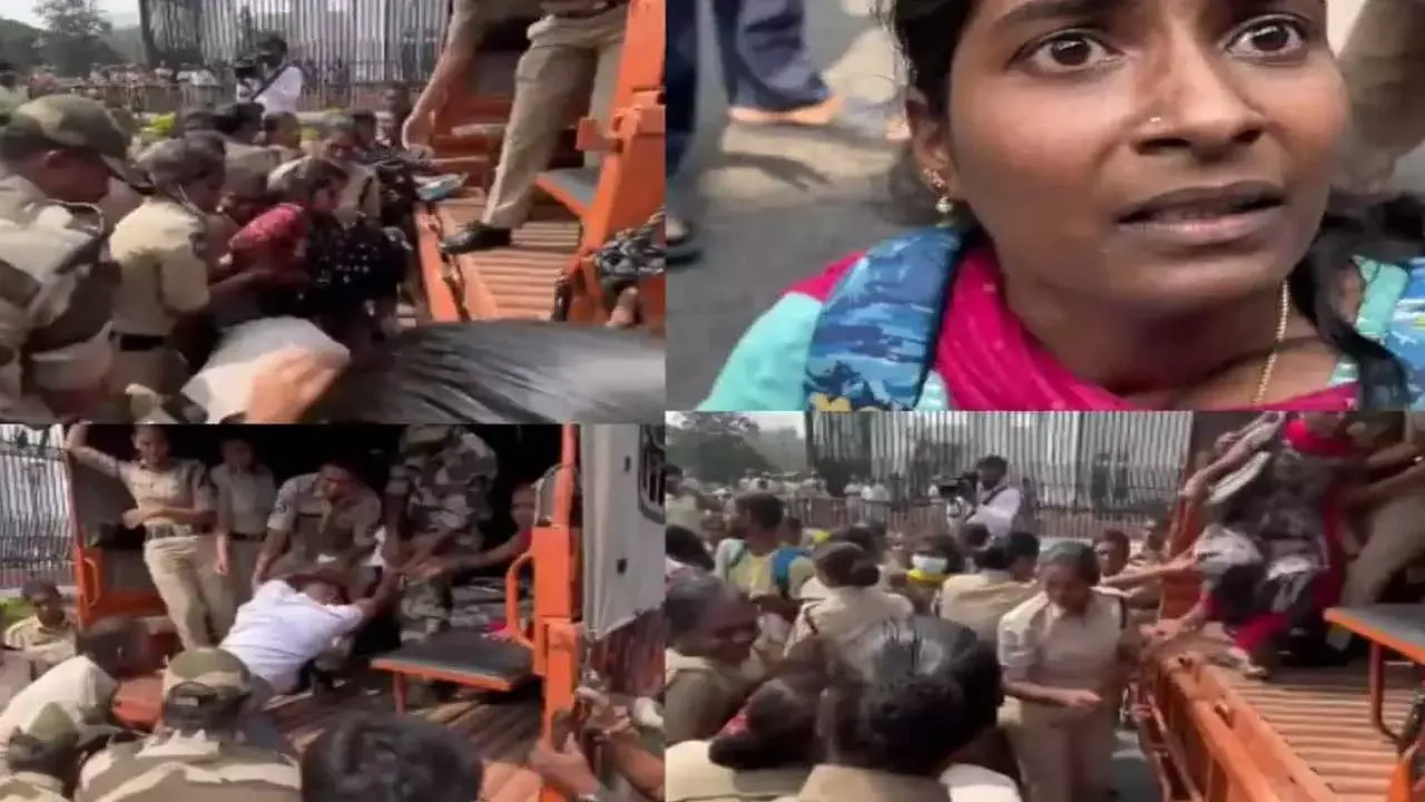 TG : బెటాలియన్ పోలీసుల నిరసనతో పోలీసుల అలర్ట్ TG : బెటాలియన్ పోలీసుల నిరసనతో పోలీసుల అలర్ట్