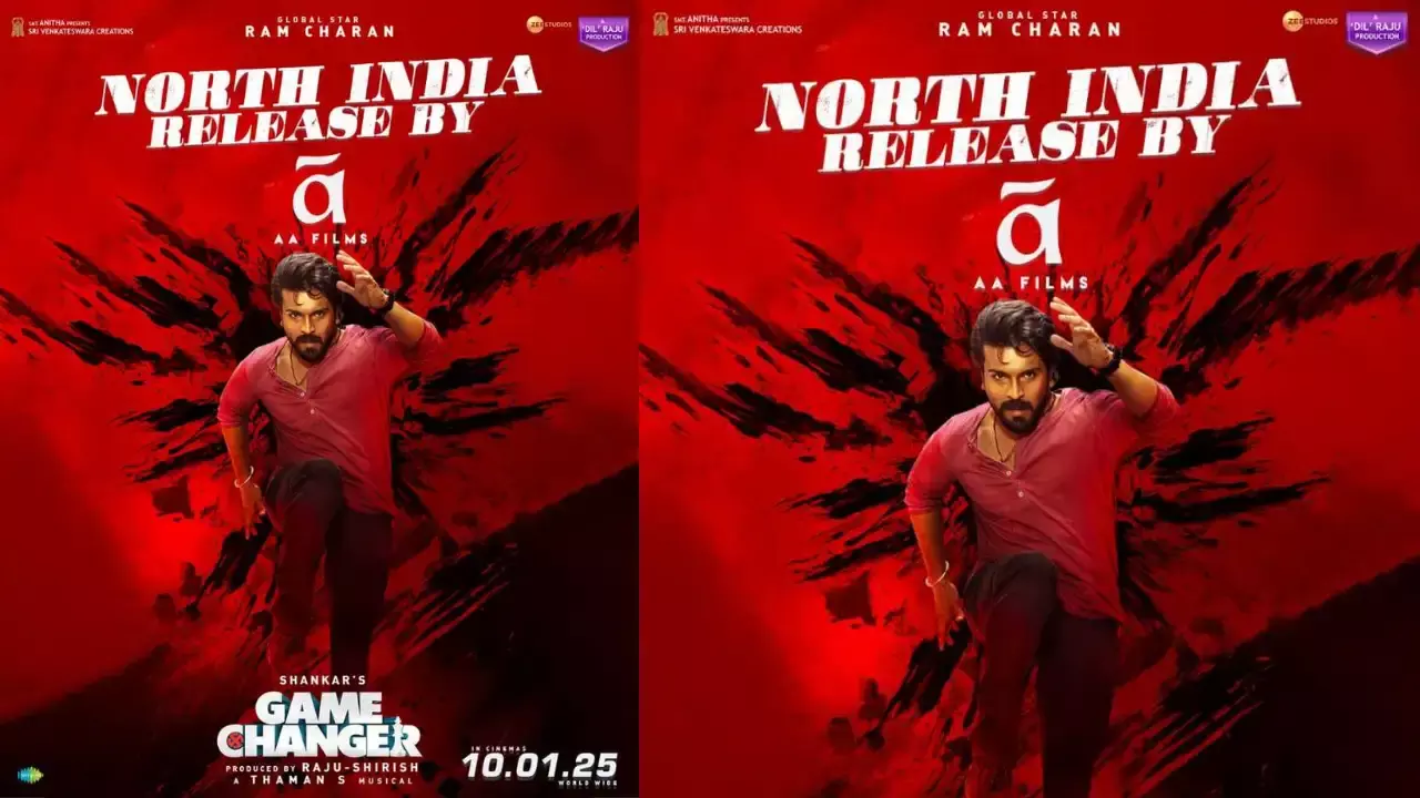 నార్త్ ఇండియాలో గేమ్ ఛేంజర్ డిస్ట్రిబ్యూషన్ రైట్స్  ఏఏ ఫిల్మ్స్ కే నార్త్ ఇండియాలో గేమ్ ఛేంజర్ డిస్ట్రిబ్యూషన్ రైట్స్  ఏఏ ఫిల్మ్స్ కే