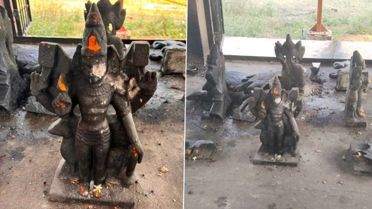 TG : శంషాబాద్ హనుమాన్ టెంపుల్ లో విగ్రహాలు ధ్వంసం TG : శంషాబాద్ హనుమాన్ టెంపుల్ లో విగ్రహాలు ధ్వంసం