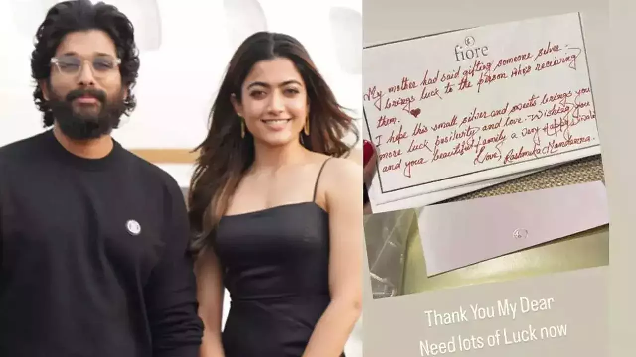 Rashmika : బన్నీకి రష్మిక స్పెషల్ గిఫ్ట్ Rashmika : బన్నీకి రష్మిక స్పెషల్ గిఫ్ట్