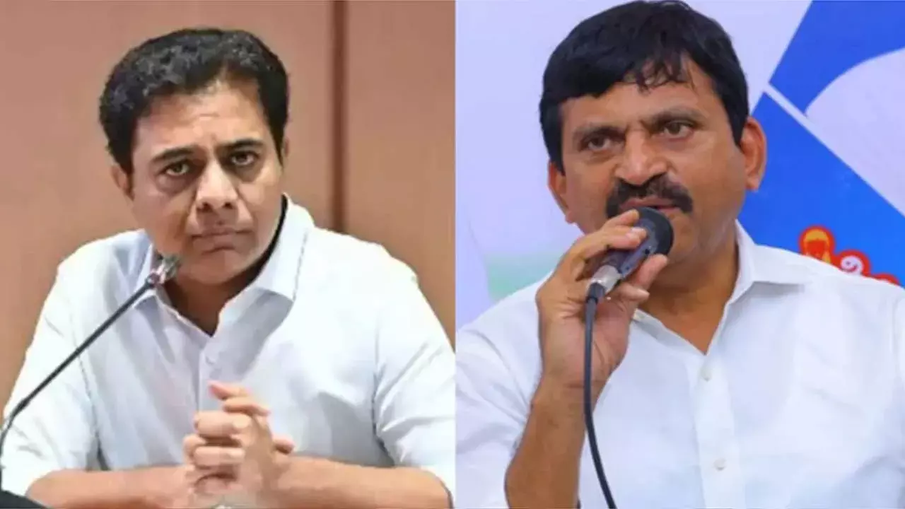 TG : నేను పేల్చబోయే బాంబేంటో కేటీఆర్కు తెలుసు.. పొంగులేటి సెటైర్లు TG : నేను పేల్చబోయే బాంబేంటో కేటీఆర్కు తెలుసు.. పొంగులేటి సెటైర్లు