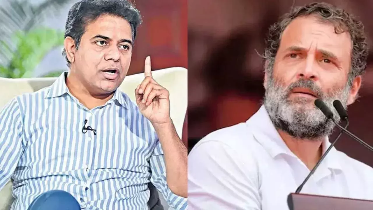 KTR Accuses : తెలంగాణ మహిళలను రాహుల్ మోసం చేశారు.. కేటీఆర్ ఆరోపణ KTR Accuses : తెలంగాణ మహిళలను రాహుల్ మోసం చేశారు.. కేటీఆర్ ఆరోపణ