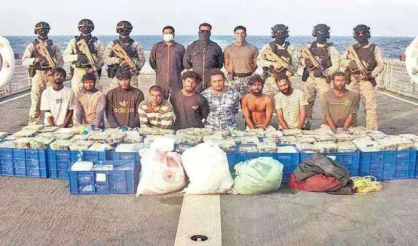Drugs: అరేబియా సముద్రంలో 500 కిలోల డ్రగ్స్‌ సీజ్‌