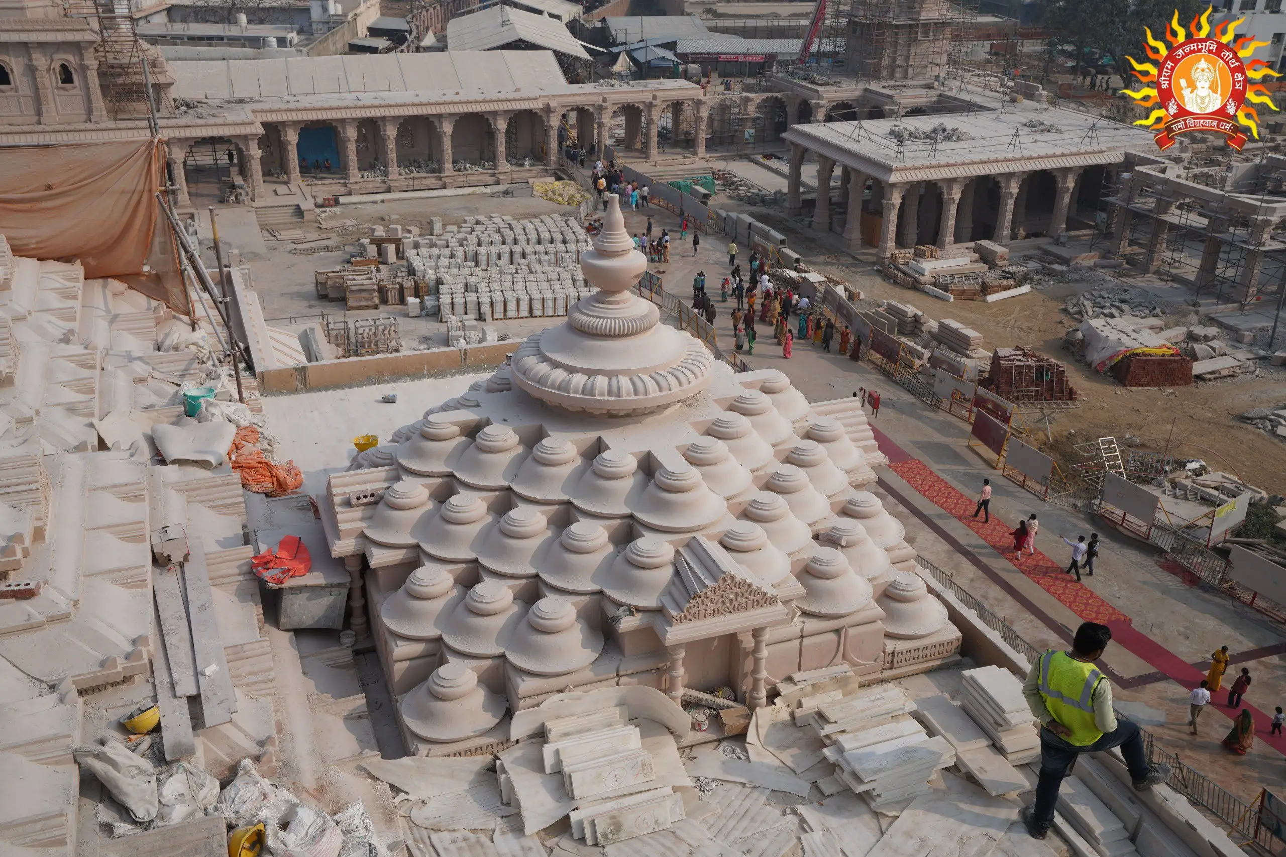 Ram Mandir :  అయోధ్య రామాలయ ప్రాంగణంలో కొనసాగుతున్న పెండింగ్‌ వర్స్క్‌.