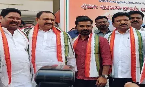 TG : కాంగ్రెస్లో చేరిన మాజీ ఎంపీ, ఎమ్మెల్యే TG : కాంగ్రెస్లో చేరిన మాజీ ఎంపీ, ఎమ్మెల్యే