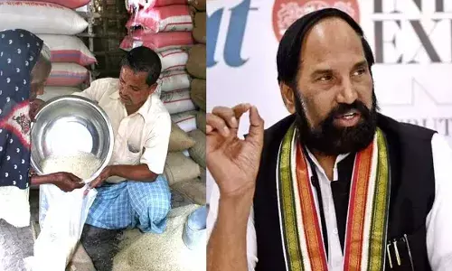 TG : అతిత్వరలో రేషన్ షాపుల్లో సన్న బియ్యం : మంత్రి ఉత్తమ్ కుమార్ రెడ్డి TG : అతిత్వరలో రేషన్ షాపుల్లో సన్న బియ్యం : మంత్రి ఉత్తమ్ కుమార్ రెడ్డి