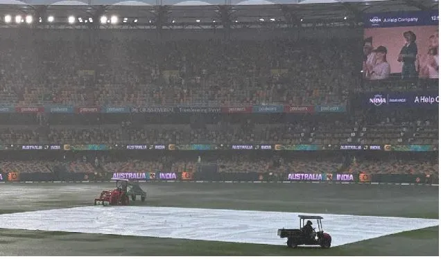 BGT: గ‌బ్బాలో వ‌ర్షం.. రెండో సెష‌న్ పూర్తిగా ర‌ద్దు