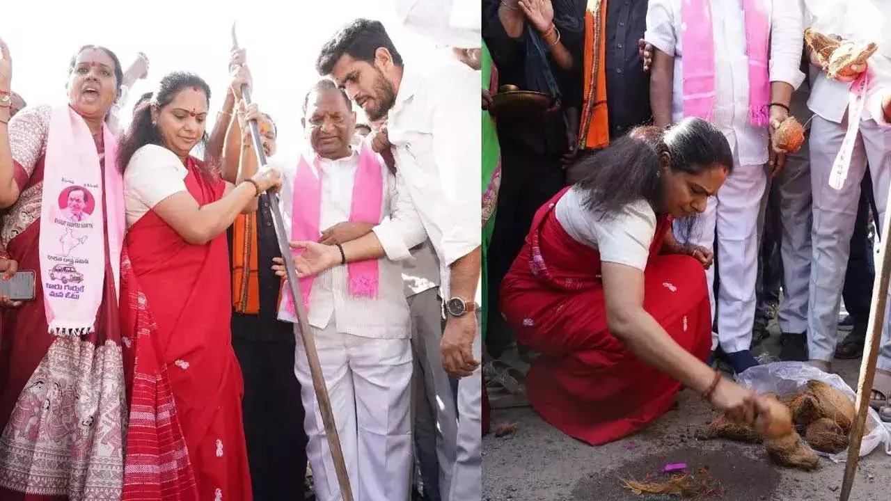 TG : ఊరూరా తెలంగాణ తల్లి విగ్రహాలు.. బతుకమ్మతోనే కవిత కొత్త ఉద్యమం TG : ఊరూరా తెలంగాణ తల్లి విగ్రహాలు.. బతుకమ్మతోనే కవిత కొత్త ఉద్యమం
