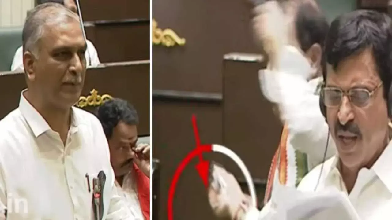 Telangana Assembly : తెలంగాణ శాసనసభలో తీవ్ర గందరగోళం Telangana Assembly : తెలంగాణ శాసనసభలో తీవ్ర గందరగోళం