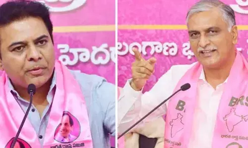 TG : కేటీఆర్ను అప్రతిష్టపాలు చేయాలని చూస్తున్నారు : ఎమ్మెల్యే హరీశ్ రావు TG : కేటీఆర్ను అప్రతిష్టపాలు చేయాలని చూస్తున్నారు : ఎమ్మెల్యే హరీశ్ రావు