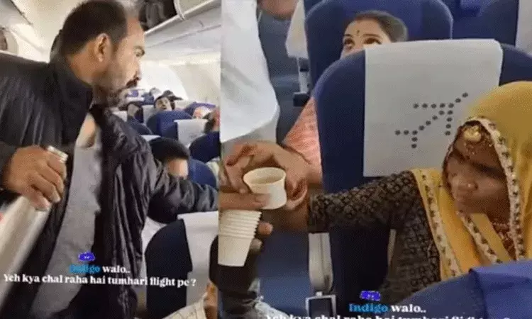 ఇండిగో విమానంలో చాయ్ సర్వ్ చేస్తున్న వ్యక్తి.. నెటిజన్స్ రియాక్షన్