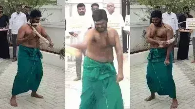 K Annamalai: కొరడా దెబ్బలతో మొక్కు చెల్లించుకున్న తమిళనాడు బీజేపీ చీఫ్ K Annamalai: కొరడా దెబ్బలతో మొక్కు చెల్లించుకున్న తమిళనాడు బీజేపీ చీఫ్