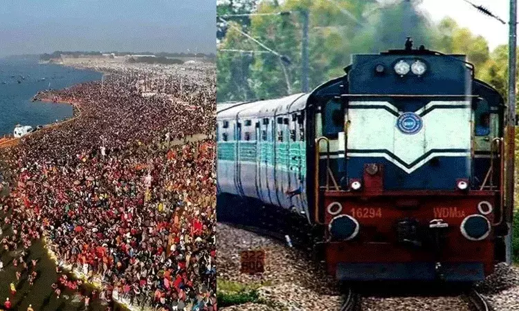 మహాకుంభమేళాకు ప్రత్యేక బస్సులు, రైళ్లు.. అత్యున్నత సౌకర్యాలను అందించనున్న IRCTC మహాకుంభమేళాకు ప్రత్యేక బస్సులు, రైళ్లు.. అత్యున్నత సౌకర్యాలను అందించనున్న IRCTC