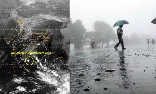 TG : ఇవాళ కూడా వర్షసూచన.. అల్పపీడనం ఎఫెక్ట్ TG : ఇవాళ కూడా వర్షసూచన.. అల్పపీడనం ఎఫెక్ట్