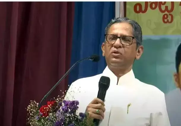 NV Ramana: తెలుగు భాష సంగీతంలా ఉంటుంది NV Ramana: తెలుగు భాష సంగీతంలా ఉంటుంది