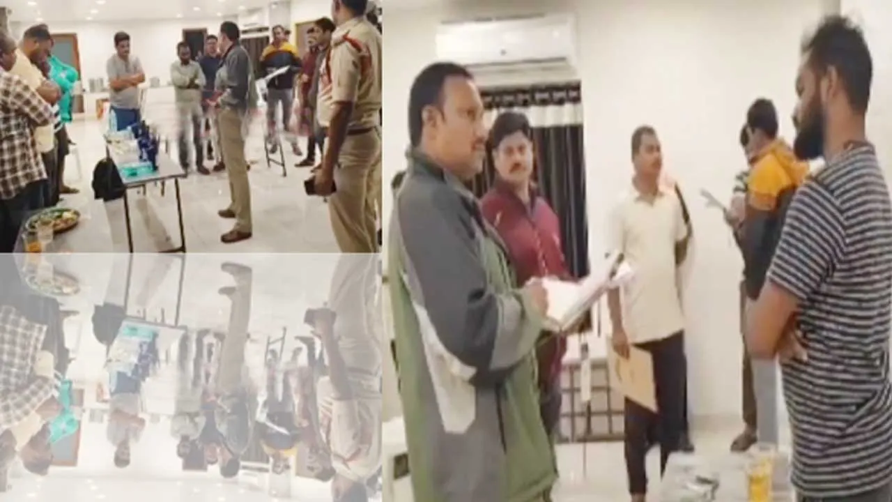 Rave Party in Rajahmundry :  రాజమండ్రిలో రేవ్ పార్టీ.. 13 మంది అరెస్ట్ Rave Party in Rajahmundry :  రాజమండ్రిలో రేవ్ పార్టీ.. 13 మంది అరెస్ట్