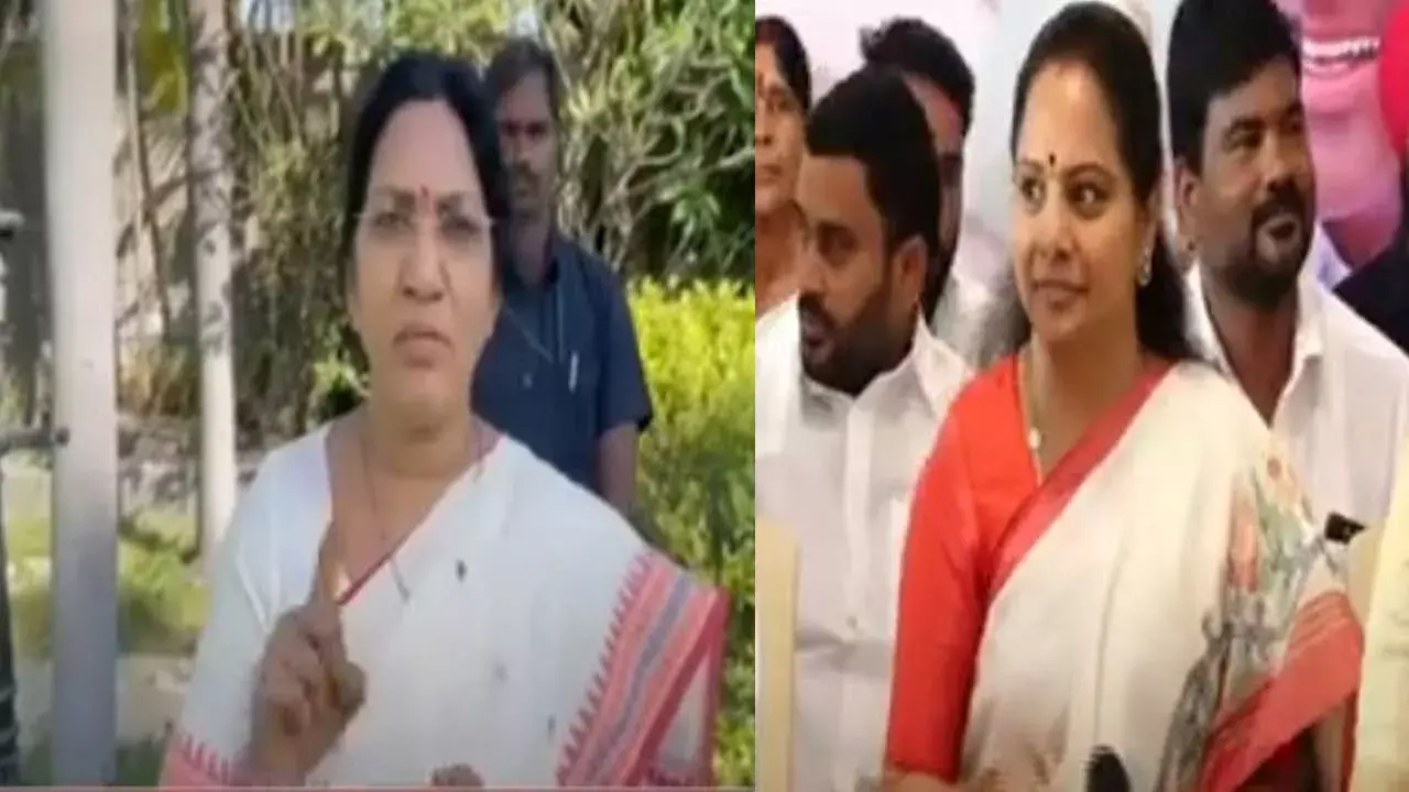 TG : బీసీల కోసం ఉద్యమిస్తున్న కవితకు శోభారాణి కౌంటర్ TG : బీసీల కోసం ఉద్యమిస్తున్న కవితకు శోభారాణి కౌంటర్