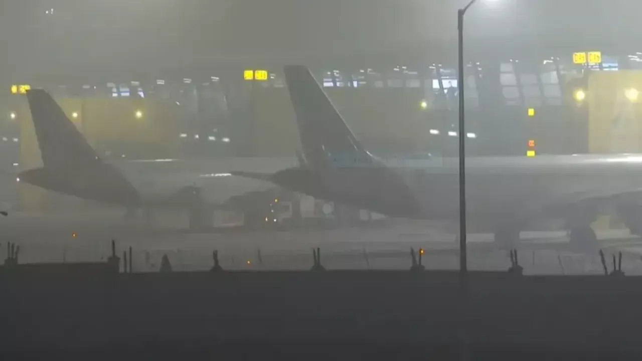 Delhi : పొగమంచు ఎఫెక్ట్.. 30 విమానాలు రద్దు Delhi : పొగమంచు ఎఫెక్ట్.. 30 విమానాలు రద్దు