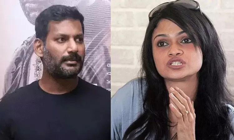 విశాల్ని ఈ పరిస్థితిలో చూడడం సంతోషంగా ఉంది: సుచిత్ర షాకింగ్ కామెంట్స్ విశాల్ని ఈ పరిస్థితిలో చూడడం సంతోషంగా ఉంది: సుచిత్ర షాకింగ్ కామెంట్స్
