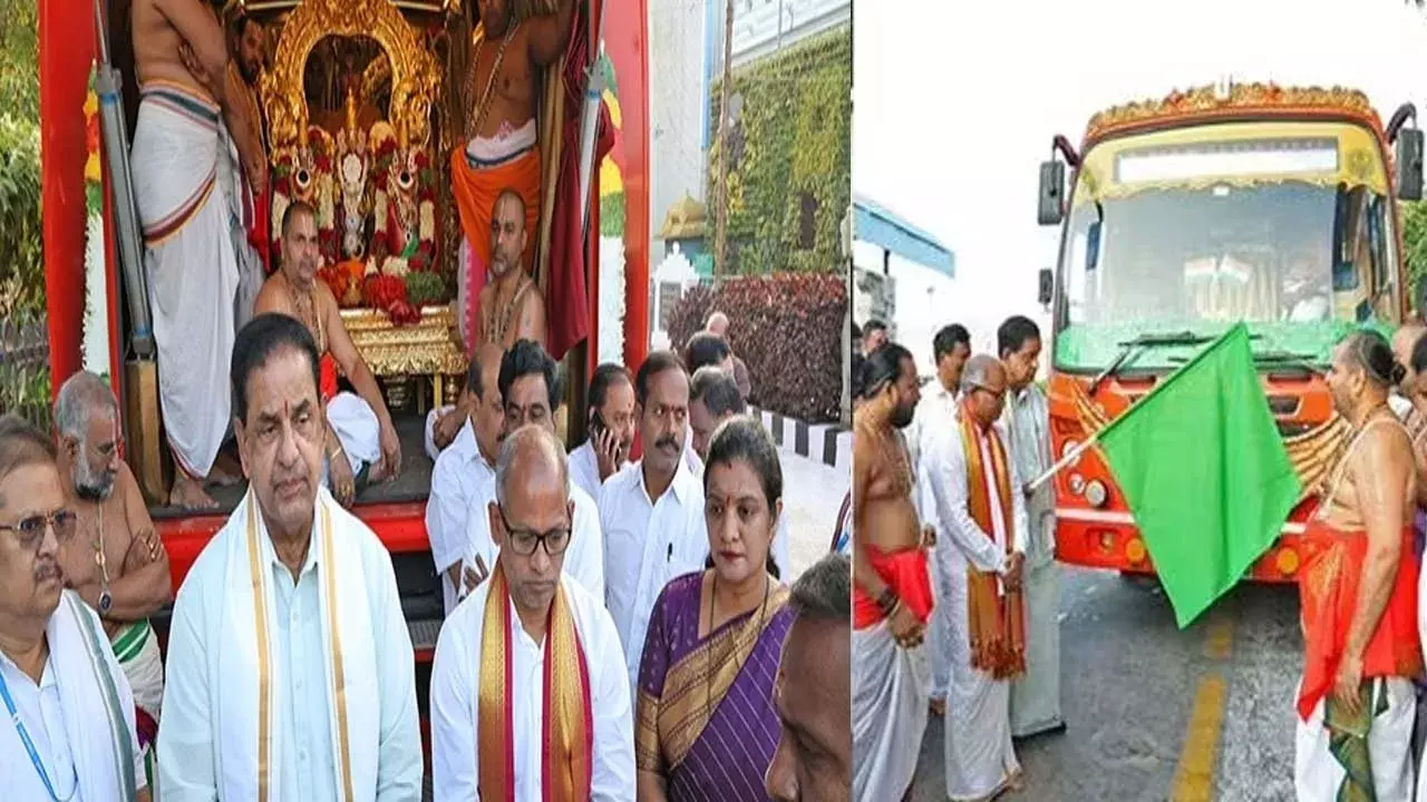 TTD : కుంభమేళాకు శ్రీవారి రథం TTD : కుంభమేళాకు శ్రీవారి రథం