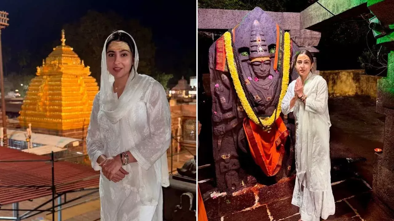 Bollywood Actress : శ్రీశైలంలో సారాఅలీఖాన్ సందడి