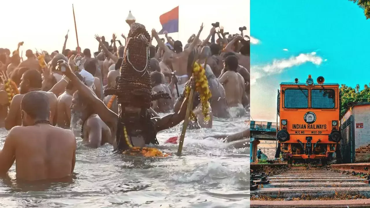 Mahakumbh 2025 : మహా కుంభమేళాకు 13,000 రైళ్లు Mahakumbh 2025 : మహా కుంభమేళాకు 13,000 రైళ్లు