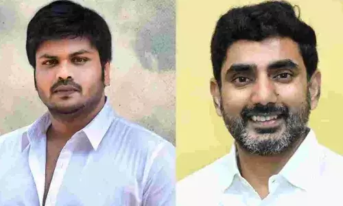 Manchu Manoj : మంత్రి లోకేశ్ను కలిసిన మంచు మనోజ్ Manchu Manoj : మంత్రి లోకేశ్ను కలిసిన మంచు మనోజ్