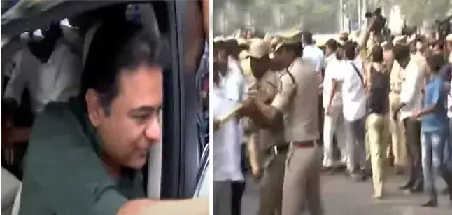 ED: కేటీఆర్ ను ప్రశ్నిస్తున్న ఈడీ ED: కేటీఆర్ ను ప్రశ్నిస్తున్న ఈడీ