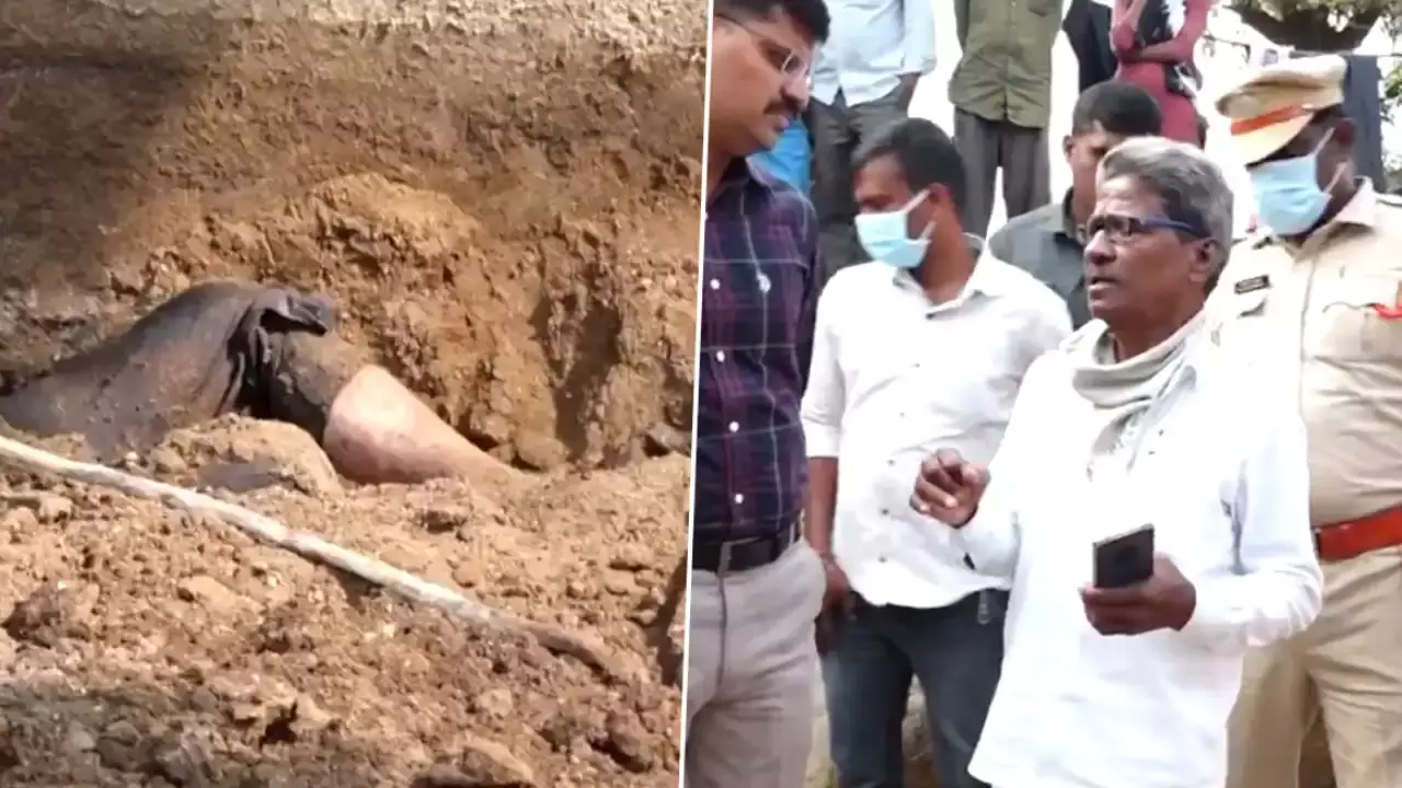 TG : వివాహితను చంపి ఇంటి ముందే పూడ్చిన భర్త, అత్త, మామ.. పరార్ TG : వివాహితను చంపి ఇంటి ముందే పూడ్చిన భర్త, అత్త, మామ.. పరార్