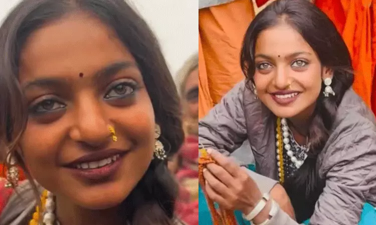 కుంభమేళాలో కుందనపుబొమ్మ.. పూసలు అమ్ముతూ కెమెరాకు చిక్కింది.. కుంభమేళాలో కుందనపుబొమ్మ.. పూసలు అమ్ముతూ కెమెరాకు చిక్కింది..