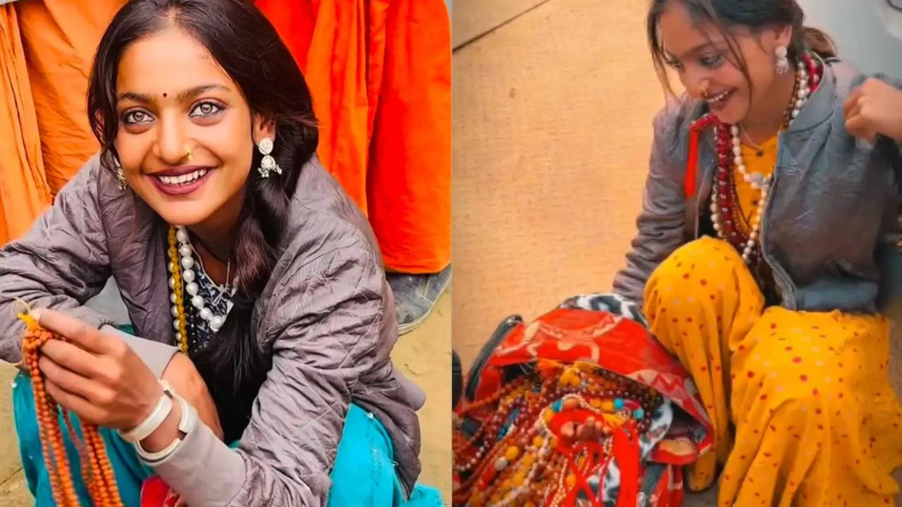 Monalisa of Kumbh Mela : పూసలమ్మే మోనాలిసా.. బ్యాక్ గ్రౌండ్ స్టోరీ ఇదే Monalisa of Kumbh Mela : పూసలమ్మే మోనాలిసా.. బ్యాక్ గ్రౌండ్ స్టోరీ ఇదే