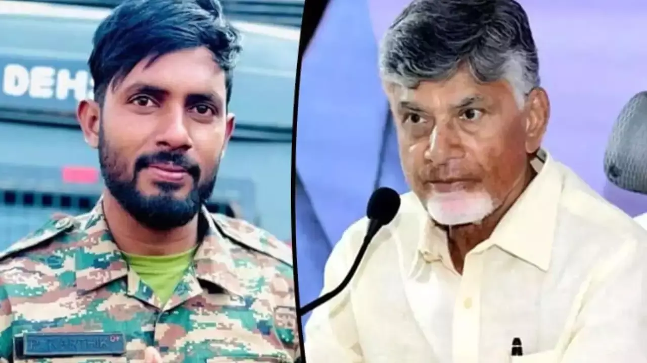 CM Chandrababu Condoles : చిత్తూరు జవాన్ మృతిపై సీఎం చంద్రబాబు సంతాపం CM Chandrababu Condoles : చిత్తూరు జవాన్ మృతిపై సీఎం చంద్రబాబు సంతాపం