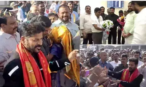 TS: రేవంత్ బృందానికి ఘన స్వాగతం
