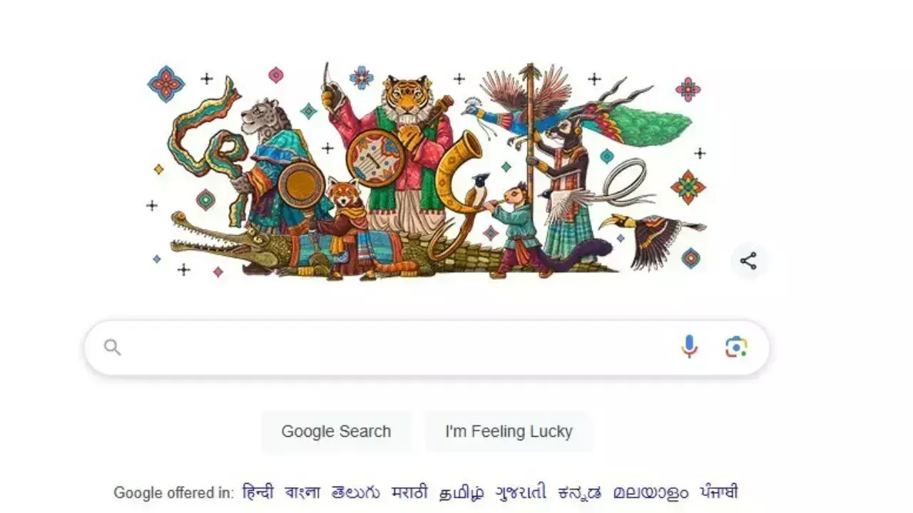 Google Doodle: వైల్డ్‌లైఫ్ మీట్స్ కల్చర్ పేరుతో ప్రత్యేక డూడిల్‌ను రూపొందించిన గూగుల్.