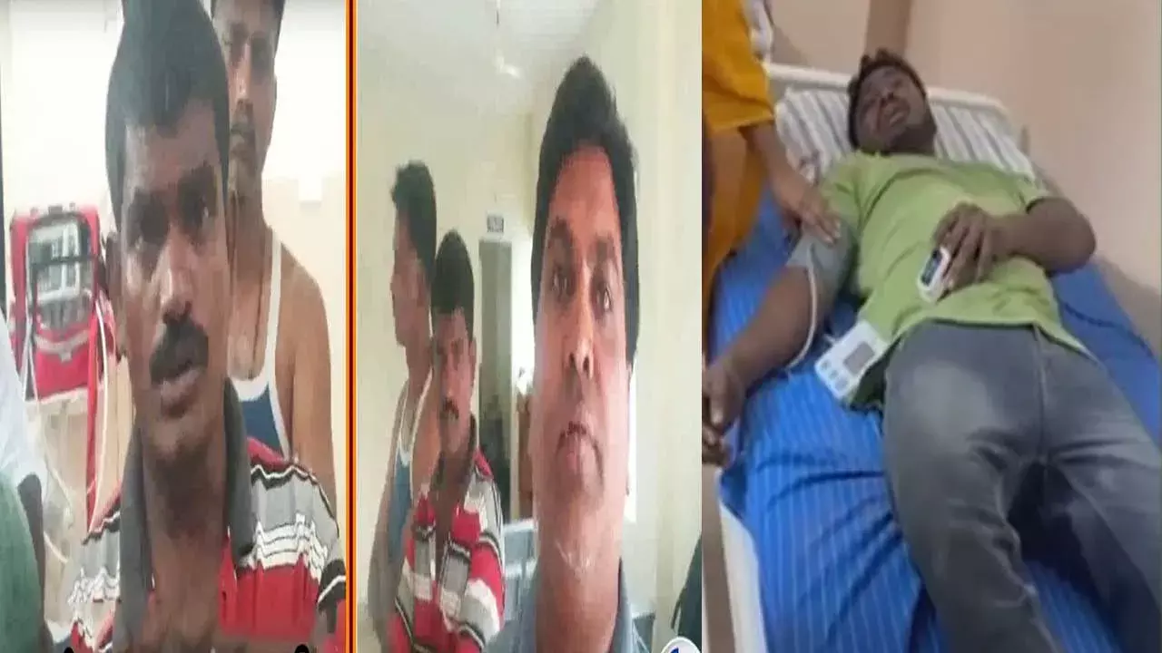 Krishna District : ఉయ్యూరులో కార్మిక ముఠాల మధ్య ఘర్షణ