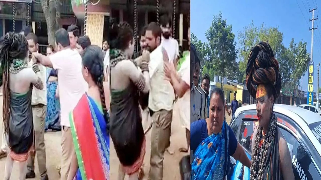 Aghori : చివ్వెంల హైవేపై అఘోరీ హల్చల్ Aghori : చివ్వెంల హైవేపై అఘోరీ హల్చల్