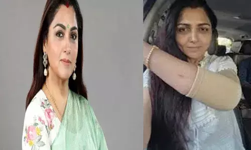 Actress Khushbu : సీనియర్ నటి ఖుష్బు సుందర్ కి గాయం Actress Khushbu : సీనియర్ నటి ఖుష్బు సుందర్ కి గాయం
